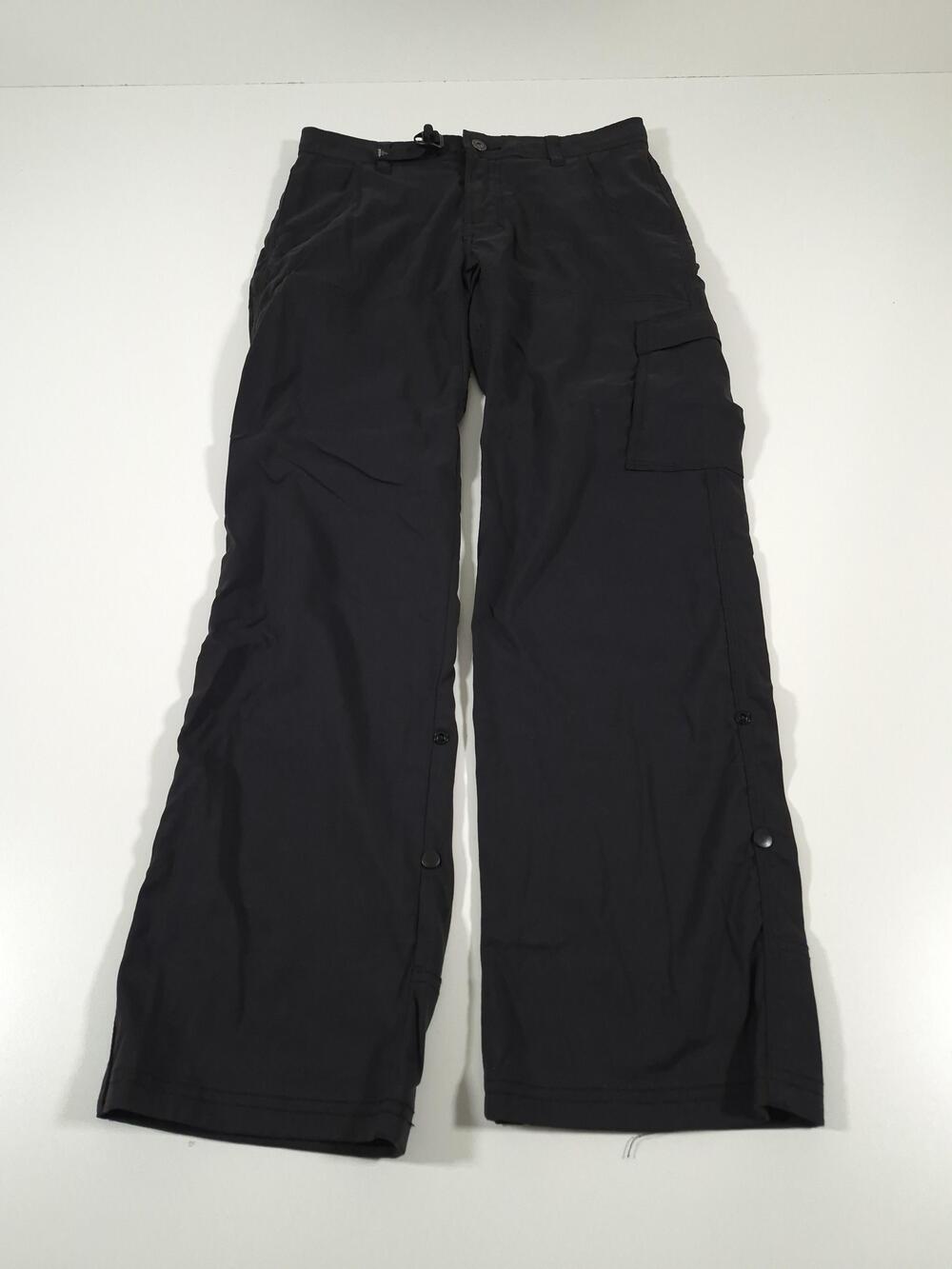 Prana Men's Stretch Zion Convertible Pant 28x30 Black Hiking Outdoors